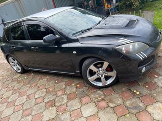 2008 Mazda 3 I (BK) Рестайлинг, чёрный, 470000 рублей, вид 2