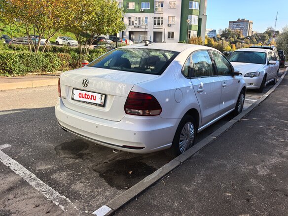 2019 Volkswagen Polo V Рестайлинг, белый - вид 5