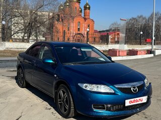 2007 Mazda 6 I (GG) Рестайлинг, синий, 450000 рублей, вид 1