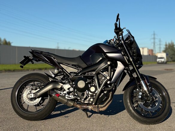 2017 Yamaha MT-09 (FZ-09), пурпурный, 900000 рублей - вид 5
