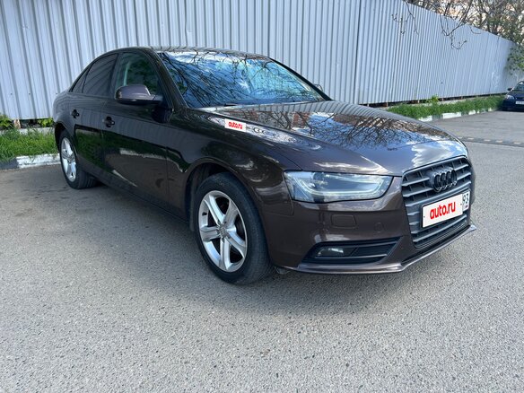2014 Audi A4 IV (B8) Рестайлинг, коричневый, 1590000 рублей - вид 2
