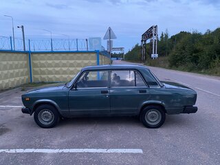 2007 Lada (ВАЗ) 2107, зелёный, 85000 рублей, вид 4