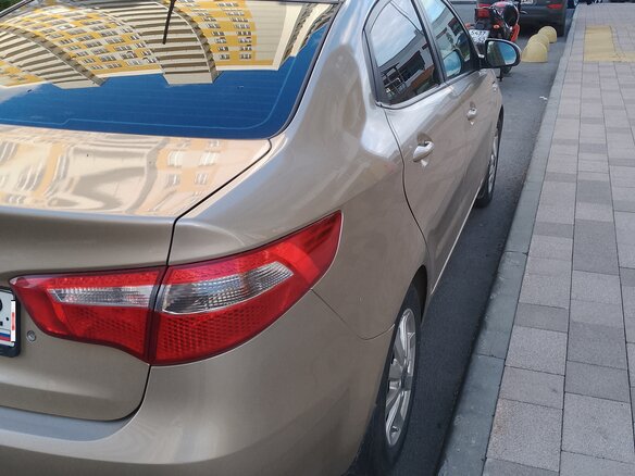 2014 Kia Rio III, бежевый, 850000 рублей - вид 5