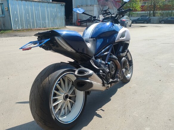 2014 Ducati Diavel, синий, 800000 рублей - вид 5