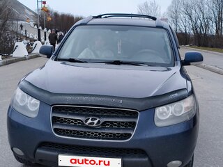 2008 Hyundai Santa Fe II, синий, 770000 рублей, вид 4