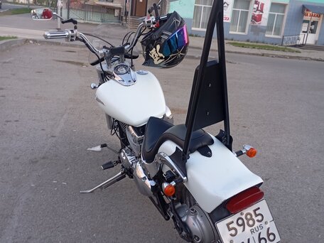 1996 Yamaha XVS400 Drag Star, белый, 299000 рублей, вид 5