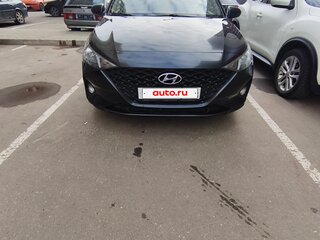 2021 Hyundai Solaris II Рестайлинг, чёрный, 1550000 рублей, вид 3