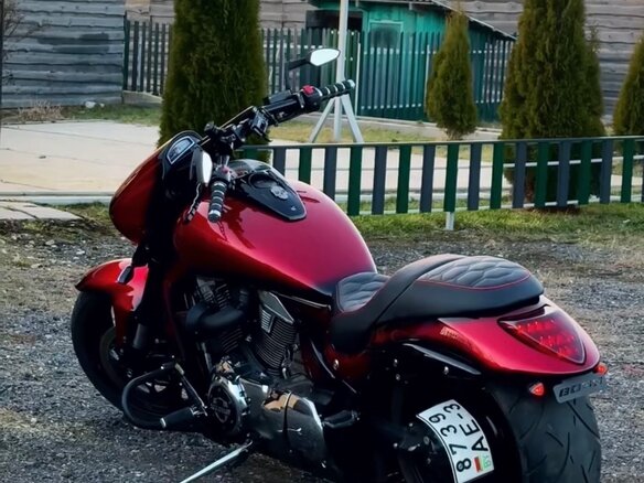 2011 Suzuki Boulevard M109R, красный, 1200000 рублей - вид 7