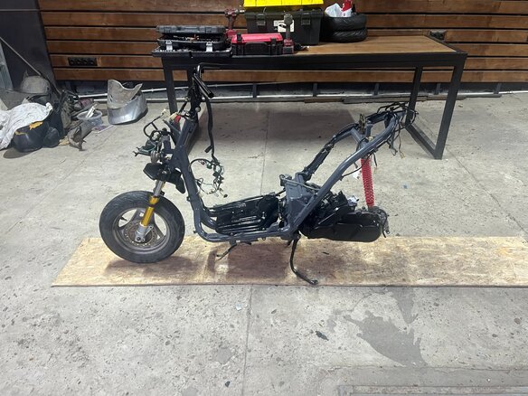 1993 Honda Dio, чёрный - вид 14