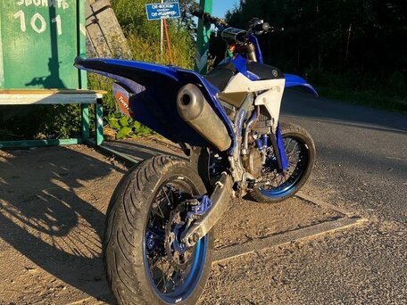 2016 Yamaha YZ450F, синий, 550000 рублей, вид 3