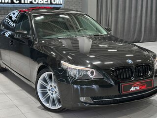 2008 BMW 5 серии 525i V (E60/E61) Рестайлинг, чёрный, 1367000 рублей, вид 5