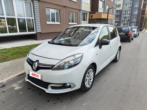 2016 Renault Scenic III Рестайлинг 2, белый, 970000 рублей