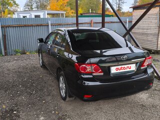 2011 Toyota Corolla X (E140, E150) Рестайлинг, чёрный, 1300000 рублей, вид 3