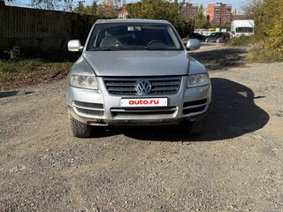 2004 Volkswagen Touareg I, серебристый, 450000 рублей, вид 1