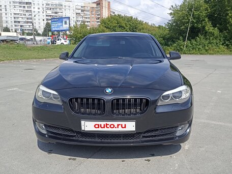 2012 BMW 5 серии 520i VI (F10/F11/F07), чёрный, 1480000 рублей, вид 4