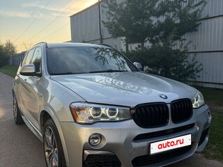 2017 BMW X3 28i II (F25) Рестайлинг, серебристый, 2000000 рублей, вид 3