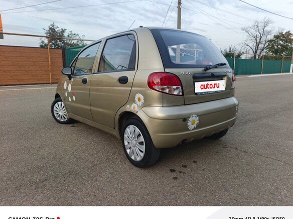 2011 Daewoo Matiz I Рестайлинг, золотистый, 205000 рублей - вид 7