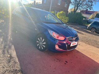 2011 Hyundai Solaris I, синий, 470000 рублей, вид 2