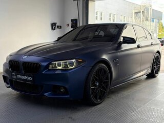 2013 BMW 5 серии 535i xDrive VI (F10/F11/F07) Рестайлинг, синий, 2359000 рублей, вид 1