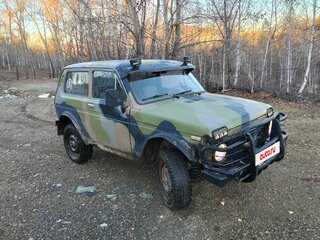 1996 Lada (ВАЗ) 2121 (4x4) I Рестайлинг, зелёный, 143000 рублей, вид 2
