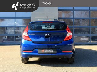 2016 Hyundai Solaris I Рестайлинг, синий, 1100000 рублей, вид 4
