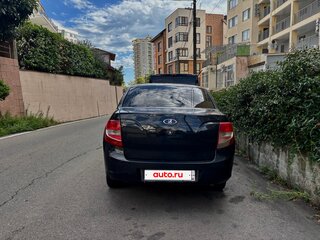 2013 Lada (ВАЗ) Granta I, чёрный, 315000 рублей, вид 4