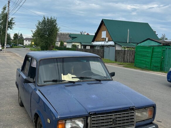 2005 Lada (ВАЗ) 2107, синий - вид 4