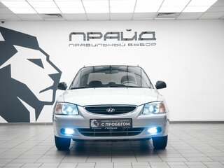 2006 Hyundai Accent ТагАЗ II, серебристый, 549000 рублей, вид 2