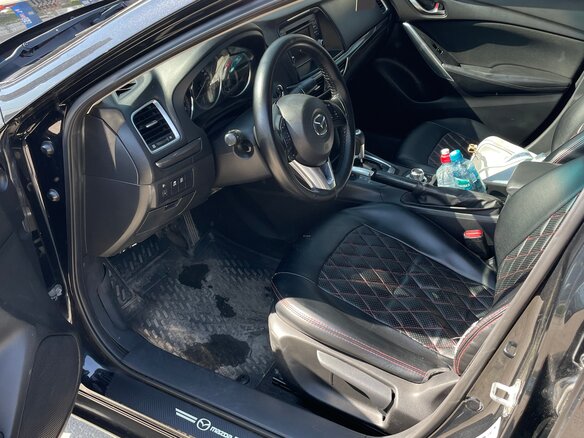 2013 Mazda 6 III (GJ), чёрный, 1250000 рублей - вид 10