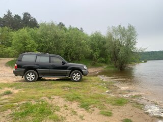 2001 Lexus LX 470 II, чёрный, 1750000 рублей, вид 5