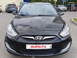 2012 Hyundai Solaris I, чёрный, 420000 рублей, вид 1