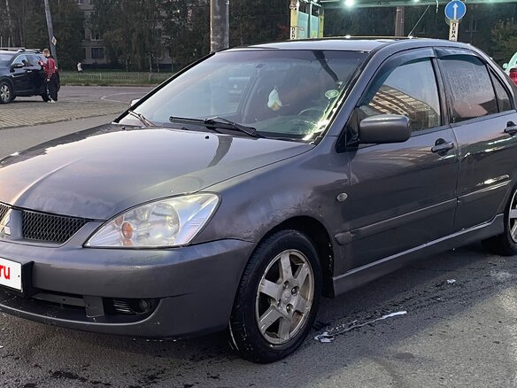 2007 Mitsubishi Lancer IX Рестайлинг, серый, 210000 рублей - вид 3