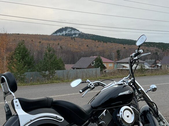 2008 Yamaha XVS1100, чёрный, 680000 рублей - вид 22