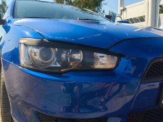 2008 Mitsubishi Lancer X, синий, 400000 рублей, вид 5