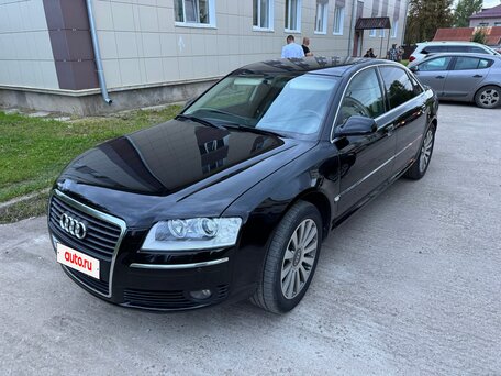 2005 Audi A8 Long II (D3) Рестайлинг, чёрный, 1525000 рублей, вид 1