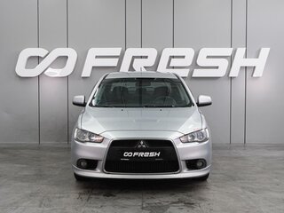 2011 Mitsubishi Lancer X Рестайлинг, серебристый, 819000 рублей, вид 3