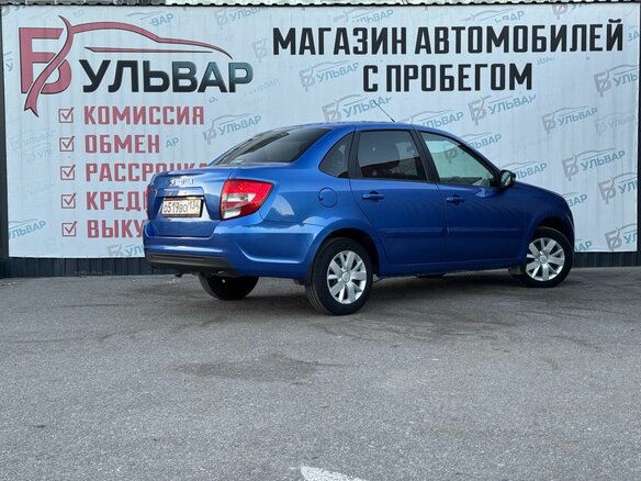 2020 Lada (ВАЗ) Granta I Рестайлинг, синий, 710000 рублей - вид 3