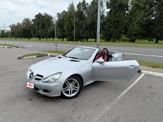 2004 Mercedes-Benz SLK-Класс 200 II (R171), серебристый, 1400000 рублей, вид 1
