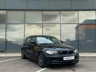 2011 BMW 1 серии 118i I (E81/E82/E87/E88) Рестайлинг, чёрный, 563000 рублей, вид 2