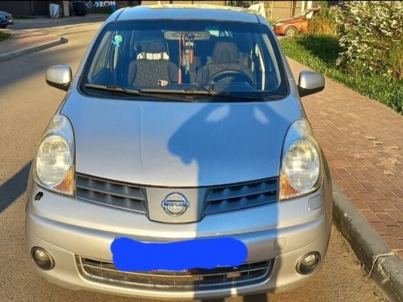 2008 Nissan Note I, серебристый, 450000 рублей