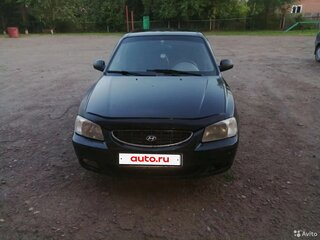 2006 Hyundai Accent ТагАЗ II, чёрный, 285000 рублей, вид 1