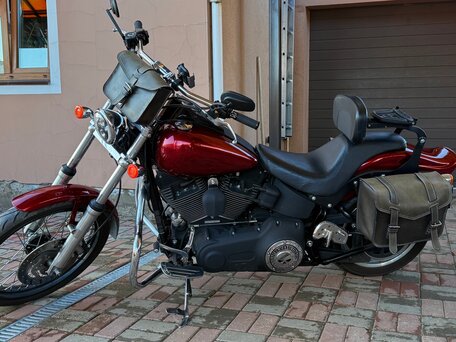 2008 Harley-Davidson Softail Standard, красный, 950000 рублей, вид 5