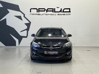 2014 Opel Astra J Рестайлинг, чёрный, 1009900 рублей, вид 2