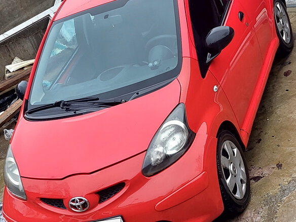 2008 Toyota Aygo I, красный, 450000 рублей