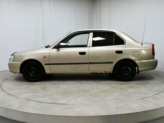 2006 Hyundai Accent ТагАЗ II, бежевый, 270000 рублей, вид 2