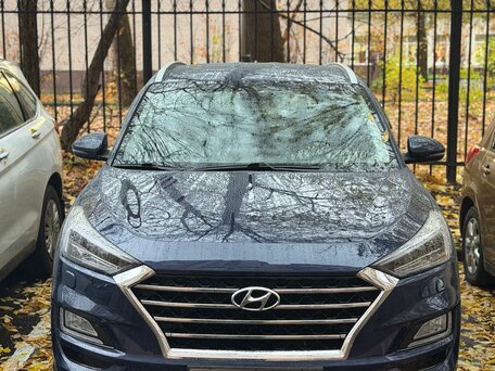 2019 Hyundai Tucson III Рестайлинг, синий, 1890000 рублей, вид 2