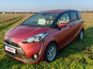 2017 Toyota Sienta II, красный, 1149000 рублей, вид 1