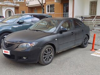 2008 Mazda 3 I (BK) Рестайлинг, чёрный, 333000 рублей, вид 2