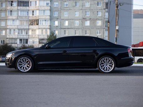 2015 Audi A8 Long III (D4) Рестайлинг, чёрный, 2299000 рублей, вид 4