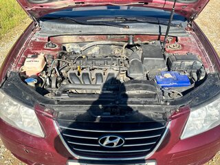 2008 Hyundai Sonata V (NF), красный, 630000 рублей, вид 3
